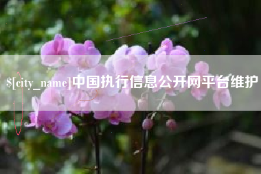 襄垣中国执行信息公开网平台维护