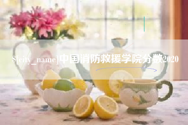 襄垣中国消防救援学院分数2020