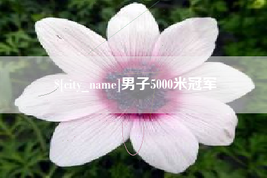 襄垣男子5000米冠军