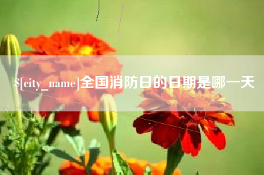 襄垣全国消防日的日期是哪一天