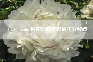 襄垣河南消防学校招生分数线