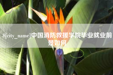 襄垣中国消防救援学院毕业就业前景如何