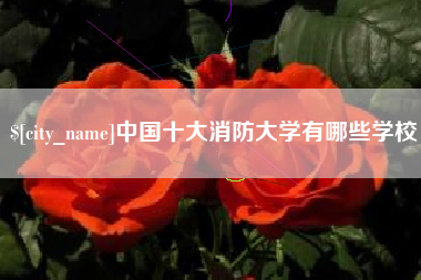 襄垣中国十大消防大学有哪些学校