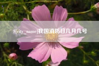 襄垣我国消防日几月几号