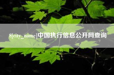 襄垣中国执行信息公开网查询
