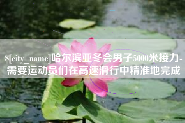 襄垣哈尔滨亚冬会男子5000米接力-需要运动员们在高速滑行中精准地完成