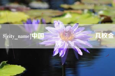 襄垣中国🇨🇳几枚金牌