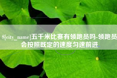襄垣五千米比赛有领跑员吗-领跑员会按照既定的速度匀速前进