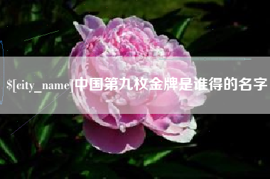 襄垣中国第九枚金牌是谁得的名字