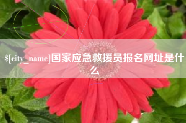 襄垣国家应急救援员报名网址是什么