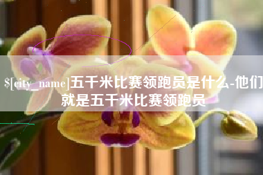 襄垣五千米比赛领跑员是什么-他们就是五千米比赛领跑员