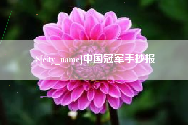 襄垣中国冠军手抄报