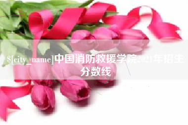 襄垣中国消防救援学院2021年招生分数线