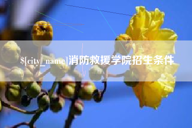 襄垣消防救援学院招生条件