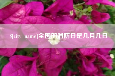 襄垣全国的消防日是几月几日