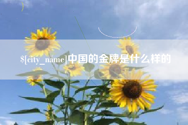 襄垣中国的金牌是什么样的