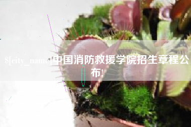 襄垣中国消防救援学院招生章程公布!