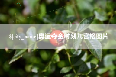 襄垣奥运夺金时刻九宫格图片